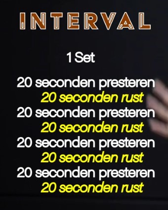 Interval 1 set
